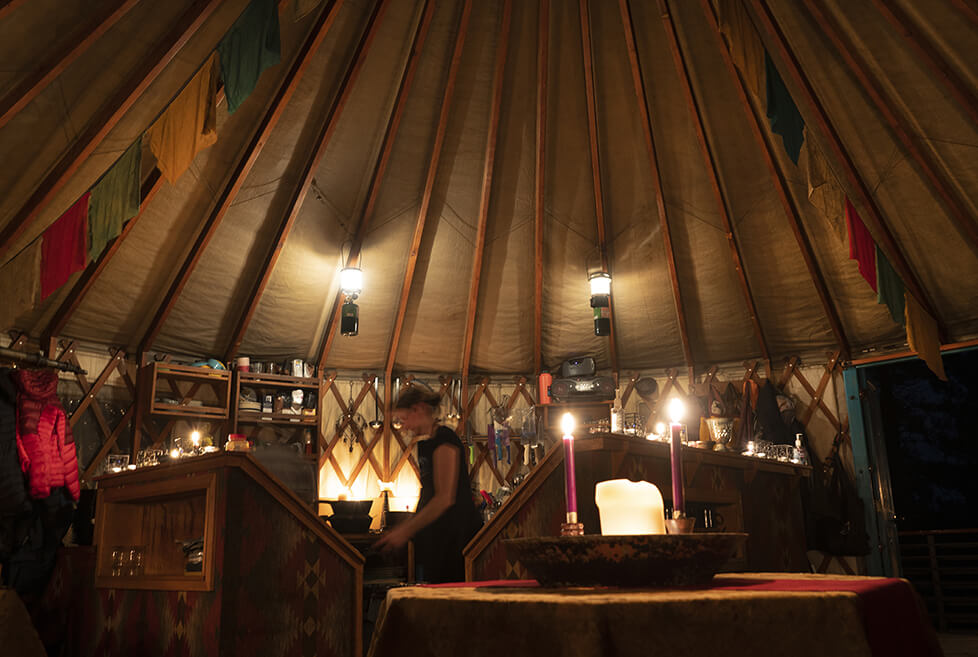 Cozy candlelit yurt - Visit Idaho Weekend Guide